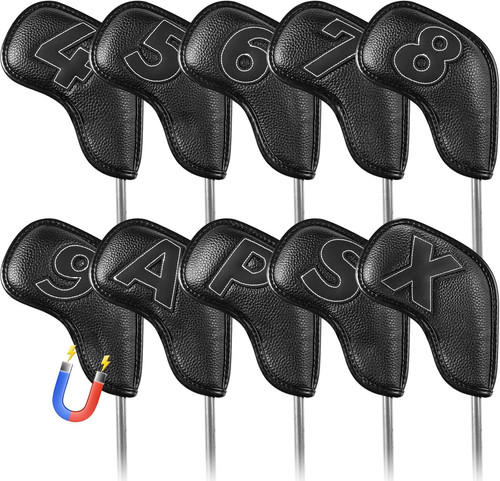 Golf iron covers with strong - iron,