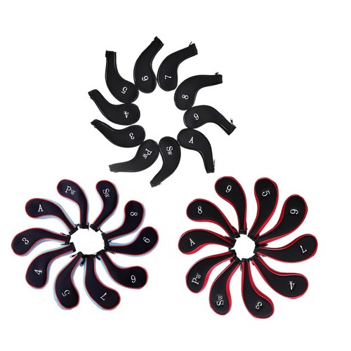 Golf head iron cover - set, 10
